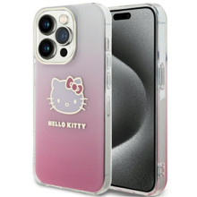 Telefoniümbris Hello Kitty IML Gradient Electrop Kitty Head HKHCP14LHDGKEP, Apple iPhone 14 Pro, roosa