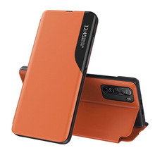 Telefoniümbris Hurtel Eco Leather View Case Elegant Flip Cover, Xiaomi Redmi K40 Pro+/K40 Pro/K40/Poco F3, oranž