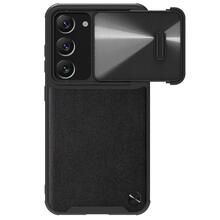 Nillkin CamShield Leather S ümbris, Samsung Galaxy S23+, must