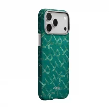 Pitaka Ultra-Slim ümbris Monogram Gold/Green, Apple iPhone 17 Pro Max