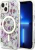 Telefoniümbris Guess GUHMP14MHCFWST Flower MagSafe, Apple iPhone 14 Plus, läbipaistev