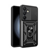 Telefoniümbris Hurtel Hybrid Armor Camshield, Samsung Galaxy A56, must
