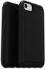 Telefoniümbris Otterbox Strada Booklet, Apple iPhone SE (2nd Gen)/8/7, must