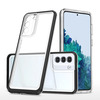 Silikoonümbris HURTEL 3in1, Samsung Galaxy S23+, must raam