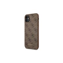 Telefoniümbris Guess 4G Metal Gold Logo GUHCN61G4GFBR, Apple iPhone 11, pruun
