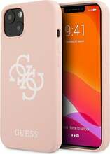 Telefoniümbris Guess Hard Silicone 4G Logo GUHCP13SLS4GWPI, Apple iPhone 13 Mini, roosa