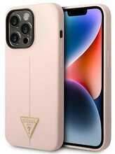 Telefoniümbris Guess Silicone Triangle GUHCP14LSLTGP, Apple iPhone 14 Pro 6.1, roosa