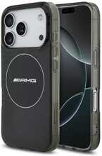 Telefoniümbris Mercedes AMG Double Layer Smocked MagSafe, Apple iPhone 17 Pro, must