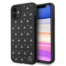 Telefoniümbris Mercedes Silver Stars Pattern MEHCN61ESPBK, Apple iPhone 11/XR, must