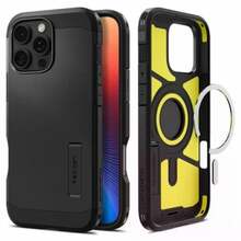 Telefoniümbris Spigen Tough Armor MagSafe ACS08146, Apple iPhone 16 Pro, must