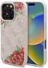 Telefoniümbris Guess GUHMP16LP4ROPEMCP 4G Flowers Print MagSafe, Apple iPhone 16 Pro, roosa