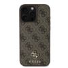 Telefoniümbris Guess PU 4G Small Metal Logo MagSafe, Apple iPhone 16 Pro, pruun