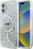 Telefoniümbris Karl Lagerfeld KLHMP16MLGKISGH, Apple iPhone 16 Plus, läbipaistev Liquid Glitter