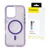 Wozinsky Glitter ümbris MagSafe'iga, Samsung Galaxy S25 Ultra, lilla sädelev