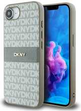Telefoniümbris DKNY Repeat Texture Pattern, Apple iPhone 16e, beež