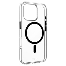 Telefoniümbris Fixed MagPurity, Apple iPhone 16 Pro, TPU, läbipaistev/must, FIXPURM-1402-BK