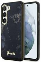 Telefoniümbris Guess GUHCS23SHTMRSK Golden Marble Collection, Samsung Galaxy S23, must