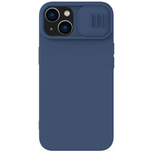 Telefoniümbris Nillkin CamShield Silky Magnetic Silicone, Apple iPhone 14 Plus, tumesinine