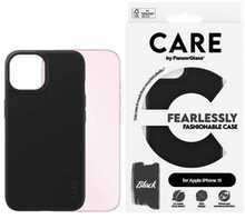 Telefoniümbris PanzerGlass CARE Fashion Colors, Apple iPhone 15, must