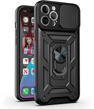 Telefoniümbris Slide Camera Armor TOPT, Oppo A59, must