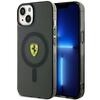 Telefoniümbris Ferrari FEHMP14MURKK Translucent MagSafe, Apple iPhone 14 Plus, must