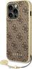 Telefoniümbris Guess GUHCP14LGF4GBR 4G Charms Collection, Apple iPhone 14 Pro, pruun