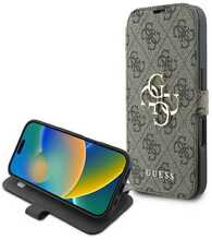Telefoniümbris Guess 4G Metal Logo, Apple iPhone 16, pruun