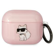 Karl Lagerfeld Ikonik Choupette KLA3HNCHTCP, Apple AirPods 3, roosa