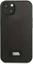 Telefoniümbris Karl Lagerfeld Saffiano Plaque KLHCP13SSFMP2K, Apple iPhone 13 mini, must