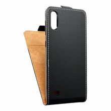 OEM Slim Flexi Fresh flip-kaanega telefoniükas, Samsung A10, must