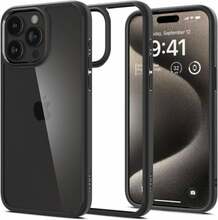 Telefoniümbris Spigen Ultra Hybrid, Apple iPhone 15 Pro, must