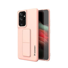 Wozinsky Kickstand ümbris, Samsung Galaxy S21 Ultra 5G, roosa