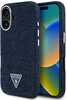 Telefoniümbris Guess Denim Triangle Logo MagSafe, Apple iPhone 16, sinine