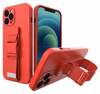 Telefoniümbris Hurtel Rope Case, Apple iPhone 13 Pro, punane