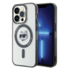 Telefoniümbris Karl Lagerfeld IML Choupettes Head MagSafe KLHMP15LHCHNOTK, Apple iPhone 15 Pro, läbipaistev
