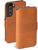 Telefoniümbris Krusell Leather PhoneWallet 62468, Samsung Galaxy S22+, konjak