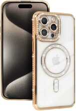 Bling MagSafe ümbris TOPT, Apple iPhone 12 Pro, kuldne
