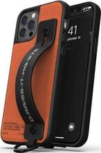 Telefoniümbris Diesel Handstrap Case Utility Twill 44288, Apple iPhone 12/12 Pro, must/oranž