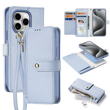 Dux Ducis Lawa Leather telefoniümbris, Apple iPhone 15 Pro Max, sinine
