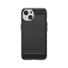 Telefoniümbris Hurtel Flexible Carbon, Apple iPhone 15, must