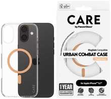 Telefoniümbris PanzerGlass CARE Flagship Case 1375, Apple iPhone 16 Plus, virsikuvärvi