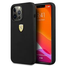 Silikoonümbris Ferrari FESSIHCP13XBK, Apple iPhone 13 Pro Max, must