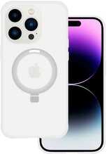 Telefoniümbris Tel Protect Magical Mag koos alusega, Apple iPhone 15 Pro Max, hõbedane
