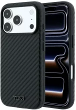 Tumi Carbon MagSafe ümbris, iPhone 18 Pro / 17 Pro, must