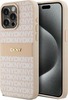 DKNY Leather Mono Stripe & Metal Logo ümbris DKHCP15XPRTHSLP, Apple iPhone 15 Pro Max, roosa