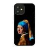 Telefoniümbris iKins, Apple iPhone 12 mini, girl with a pearl earring