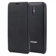 Avatav ümbris Doogee Flip Case, Doogee BL5000, must