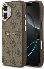 Telefoniümbris Guess PU Leather 4G Gold Frame MagSafe GUHMP17SP4MSEGCW, Apple iPhone 17, pruun