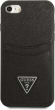 Telefoniümbris Guess Saffiano Double Card GUHCI8PSATPK, Apple iPhone 7/8/SE2020/SE2022, must