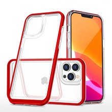 Telefoniümbris Hurtel Clear 3in1, Apple iPhone 13 Pro, punane